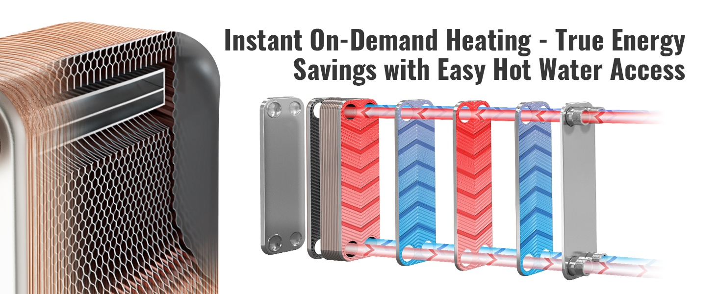 Lämmönvaihtimen liitäntä ja kierteet