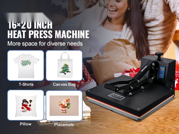 Kuumaprässi 15 x 15 in - työtaso