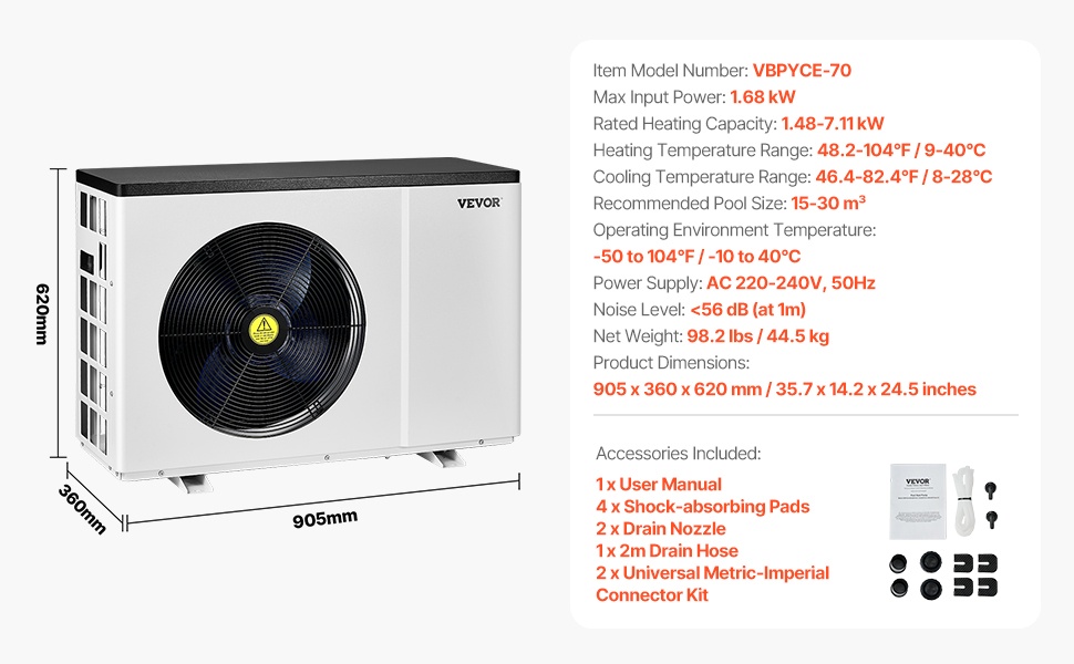 Allaslämpöpumppu ja altaan käyttö