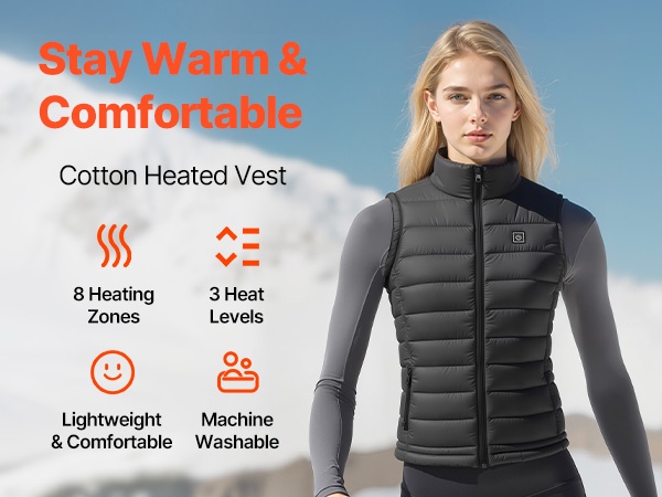 Lämmitettävä liivi naisten malli