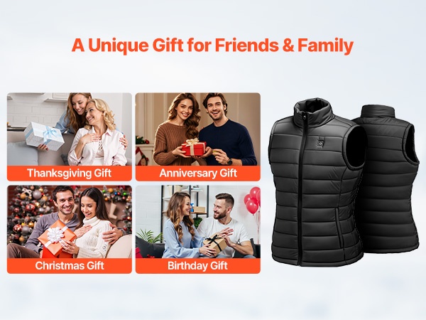 Lahjapakkaukseen sopiva liivi