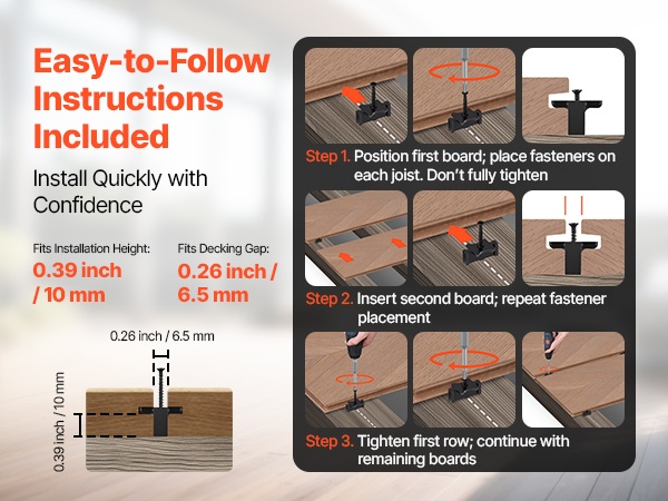 Kiinnikkeiden asennus komposiittilautoihin