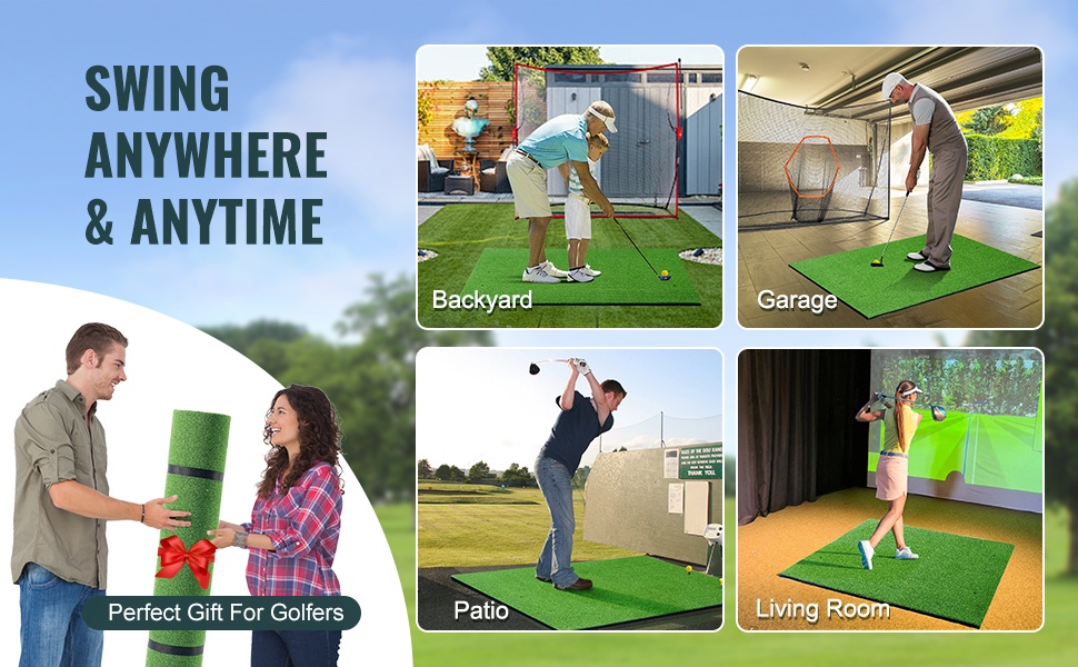 Golf-lyöntimattosetti, 3 kumitiitä