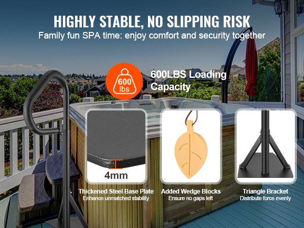 Kaiteen tukeva rakenne