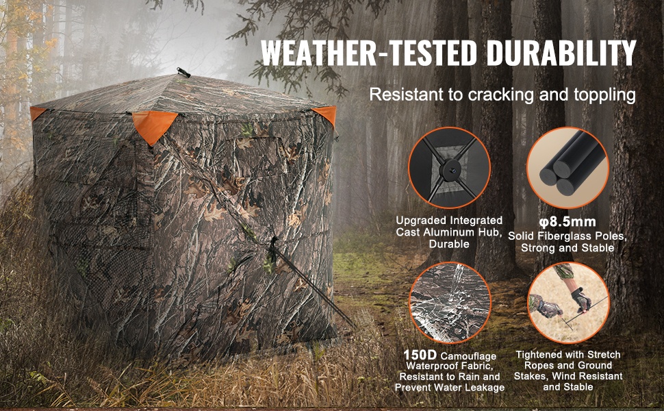 Säänkestävä metsästyssuoja ulkokäyttöön