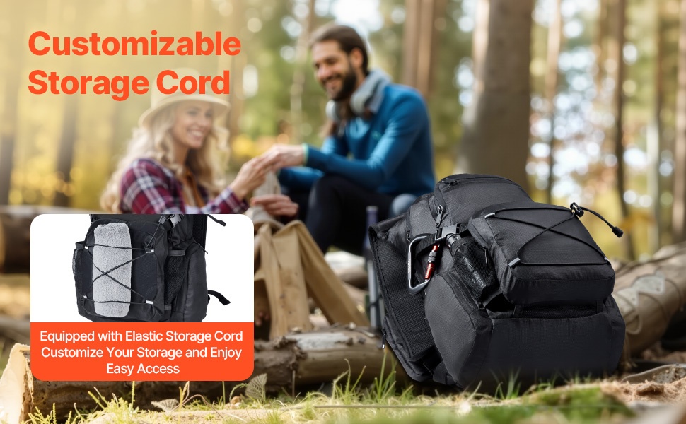 Joustava säilytys etuosassa