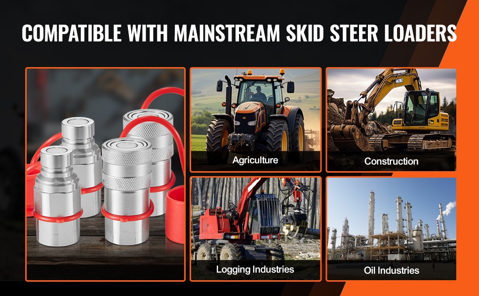 Hydrauliset liittimet eri käyttökohteisiin