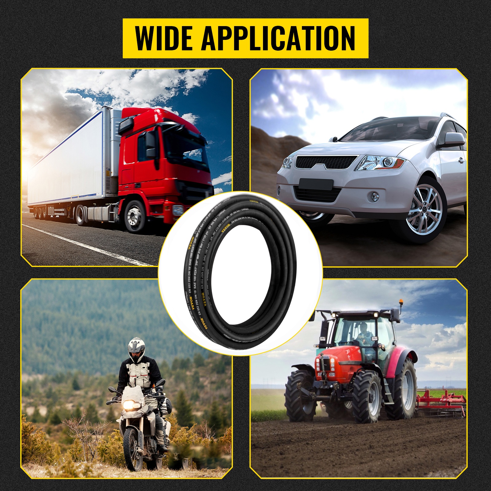 Hydrauliletku eri koneissa