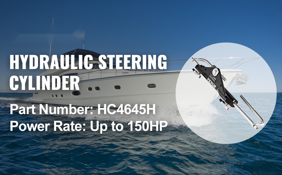 Hydraulinen perämoottorin ohjaussylinteri