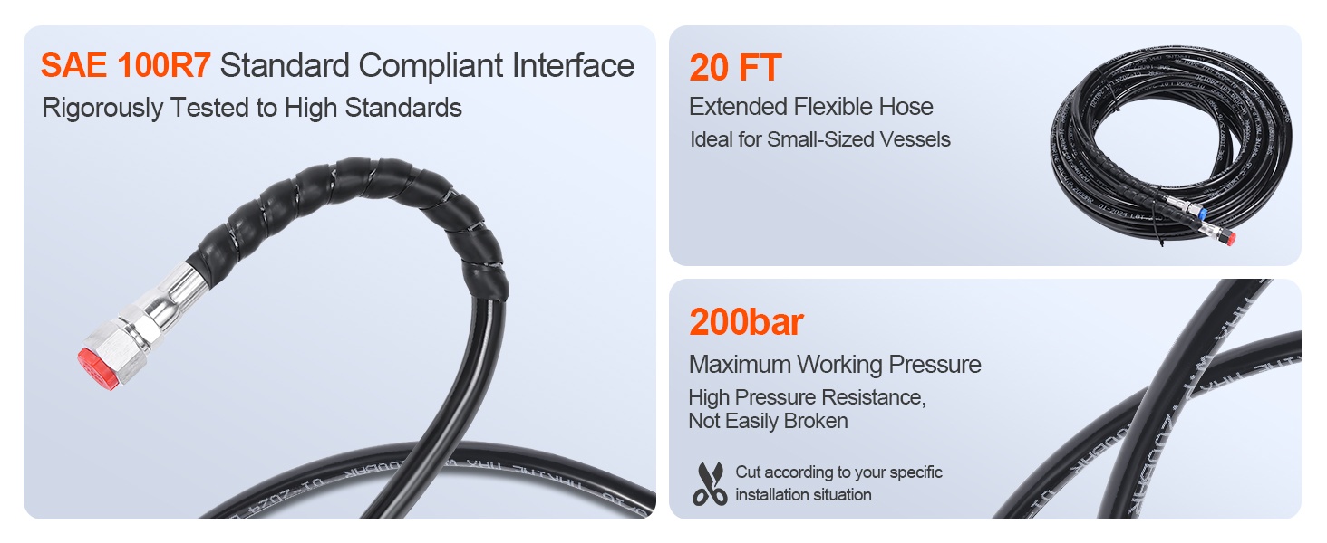 Hydraulinen perämoottorin ohjaussarja kuva 3