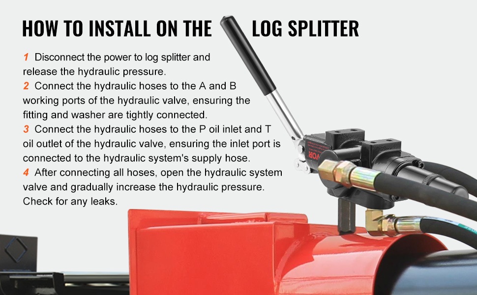 Helppo asennus hydraulijärjestelmään
