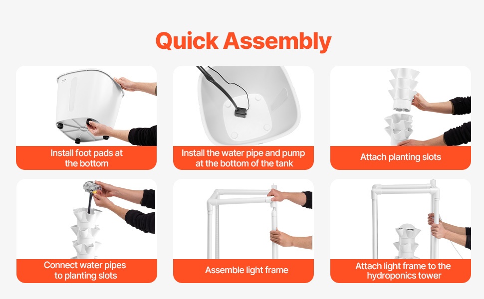 Helposti koottava vesiviljelyjärjestelmä