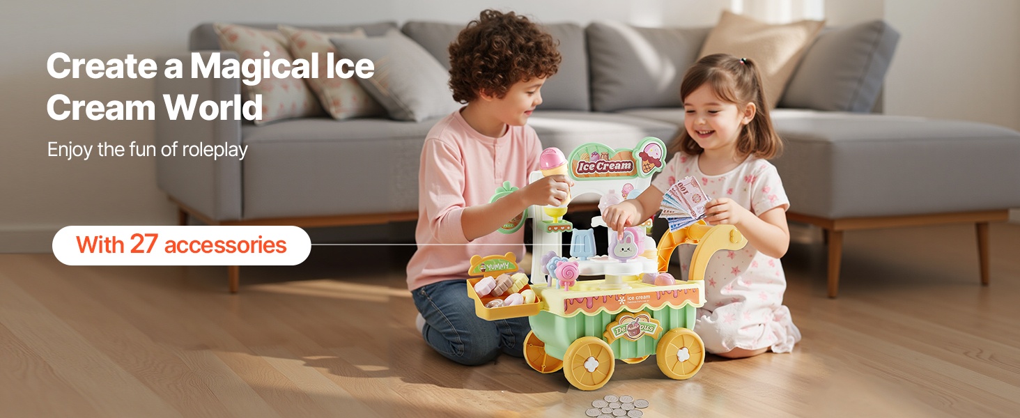 Lasten jäätelö- ja hodarikärry, yleiskuva