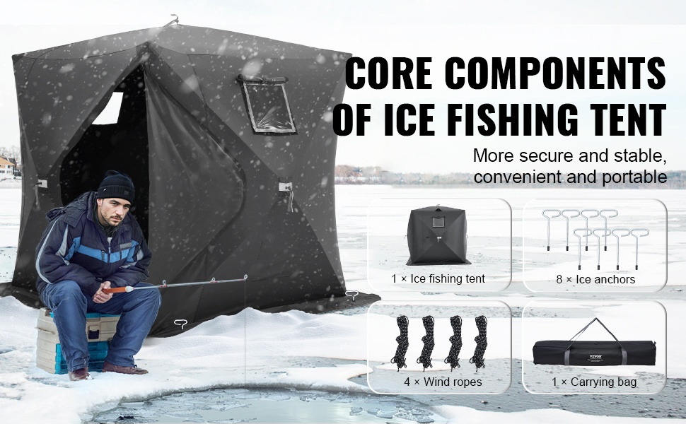 Jäänaulat ja tuulinarut kiinnitykseen