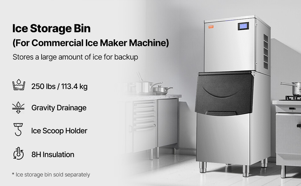 Kaupallinen jääpalakone, yleiskuva