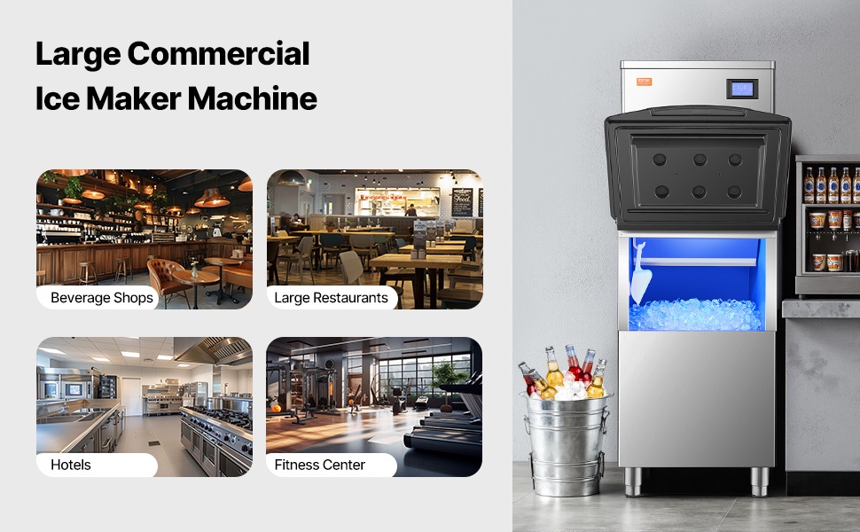 Jääpalakone ammattikeittiöön ja ravintolakäyttöön