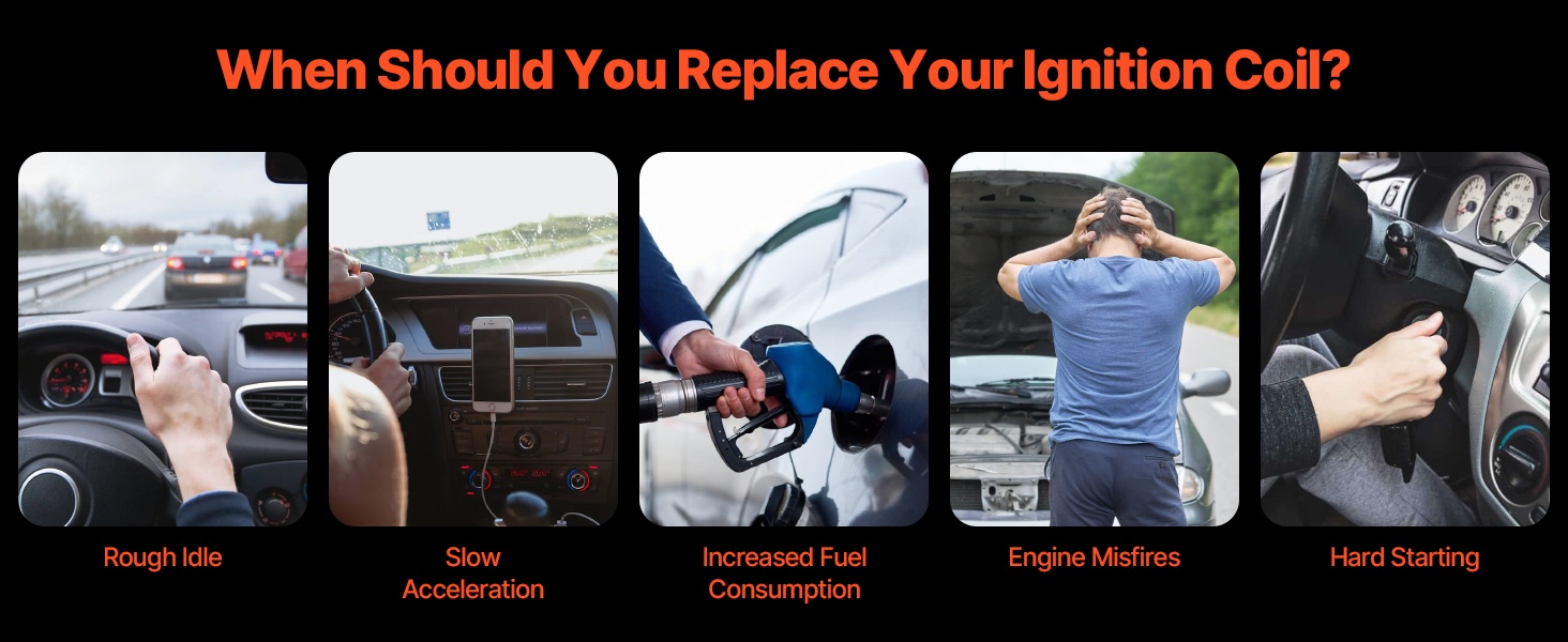 Oireet, joissa sytytyspuolan vaihto on ajankohtainen