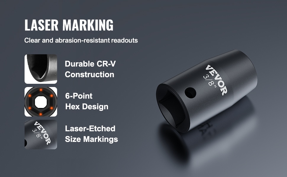 Selkeät ja suuret kokomerkinnät hylsyissä