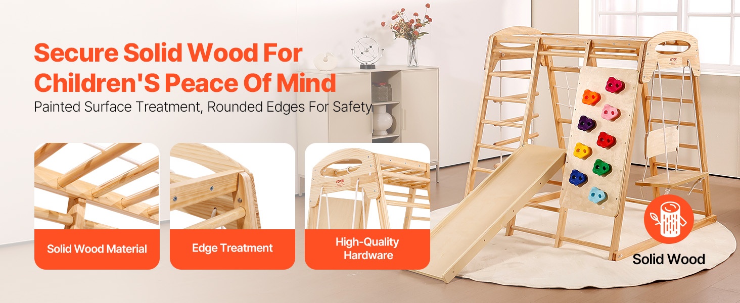 Täyspuinen runko ja sileät pinnat