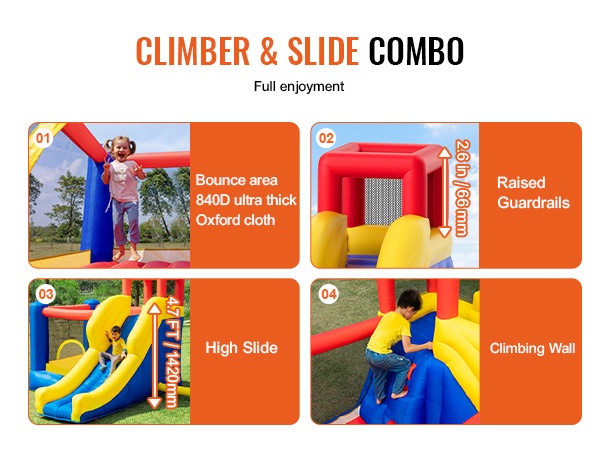 Korkea liukumäki suojaverkoilla