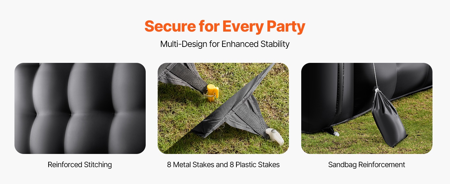 Teltta kiinnitettynä maahan