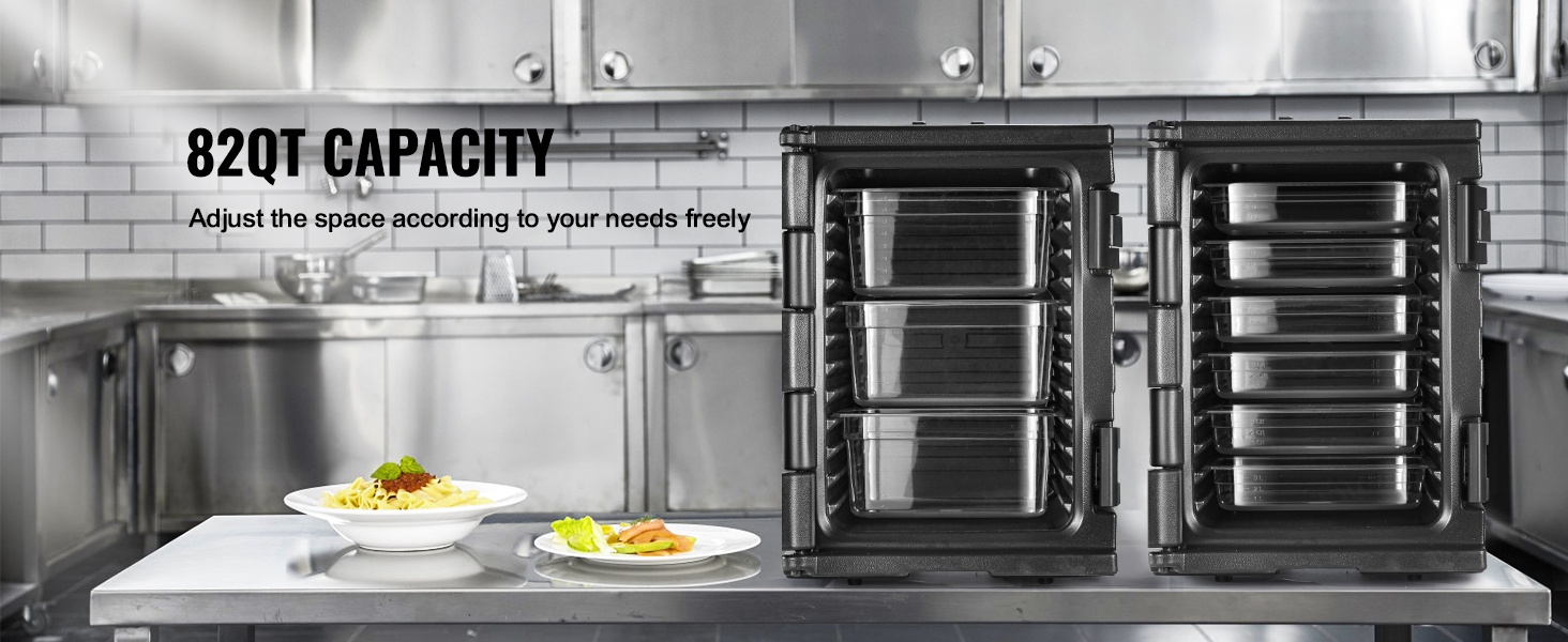 Suuri kapasiteetti ja useita tasoja