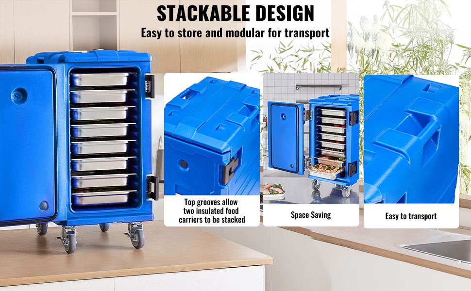 Eristetty ruokalaatikko, pinottava rakenne