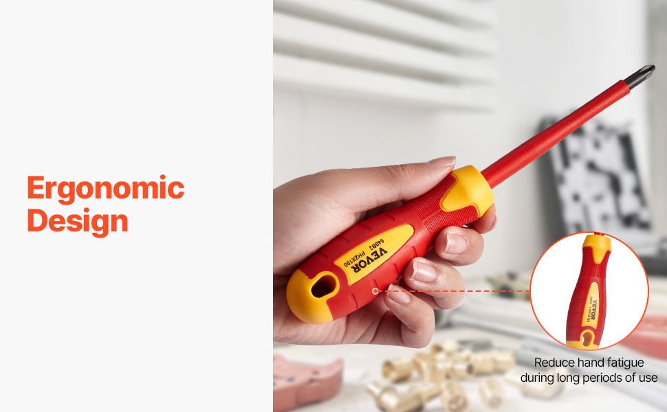 Ergonominen ruuvimeisselikahva