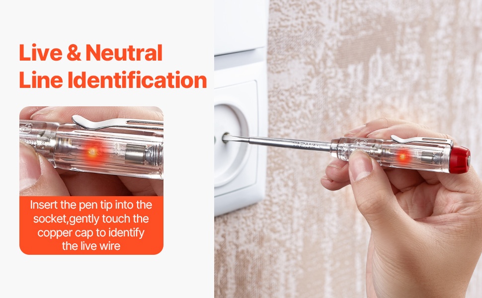 Jännitetesteri eristetyssä työkalusarjassa