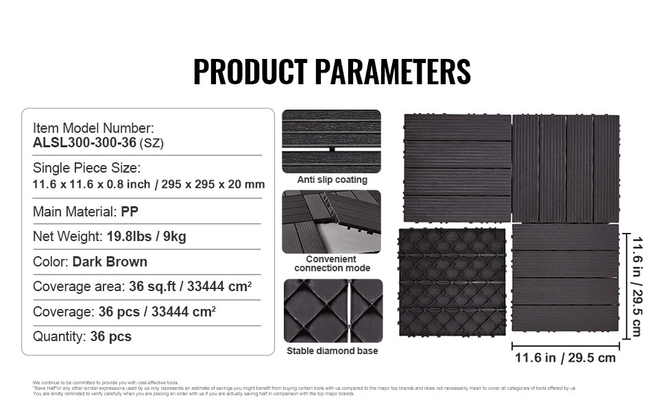 Valmis lattia liitettävillä terassilaatoilla