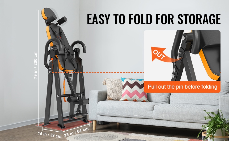 Taittuva selän venytysteline