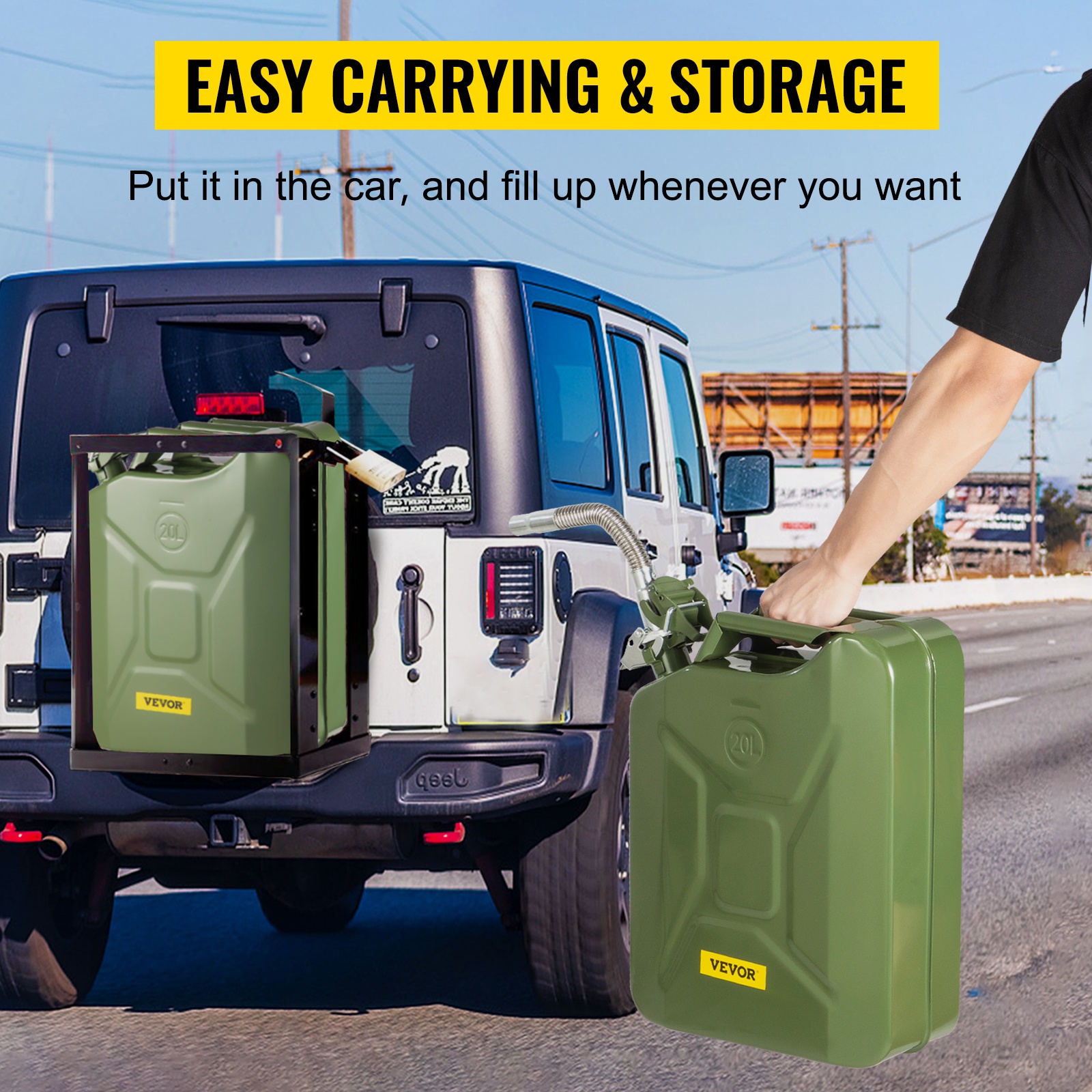 Helposti mukana kulkeva kanisteri