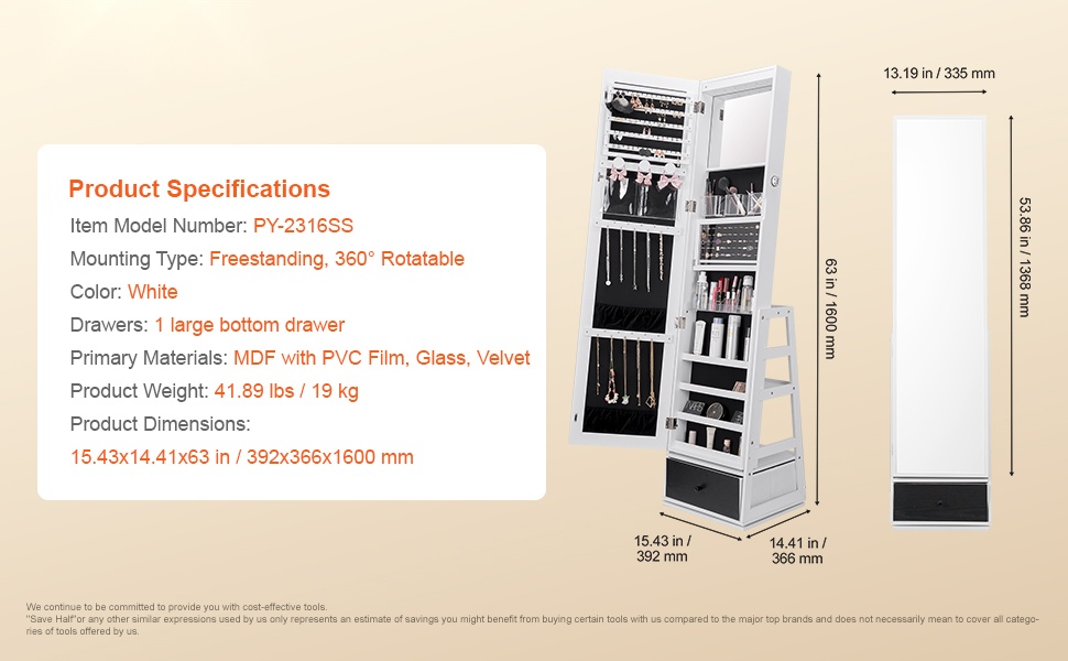 Korujen ja asusteiden säilytysratkaisu