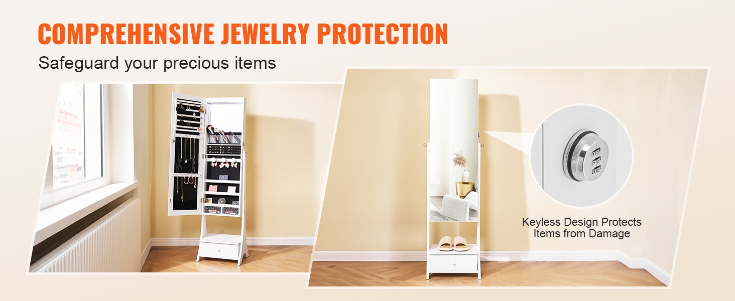 Samettivuorattu sisus ja korujen säilytys