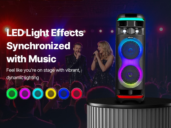 Valotehosteet musiikin tahdissa