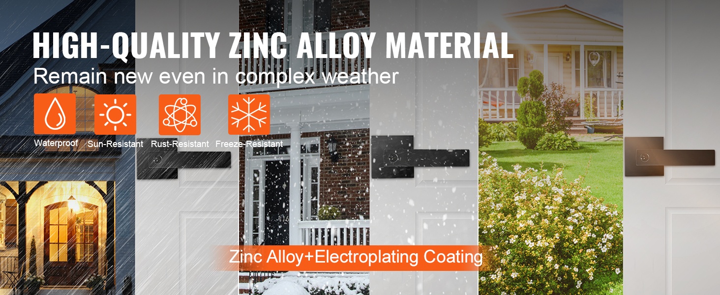 Säänkestävä ja tukeva ovenpainike