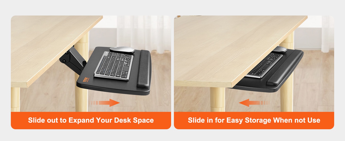 Ulos vedettävä näppäimistötaso