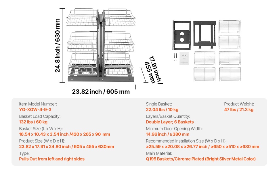 Kulmakorin mitat ja rakenne