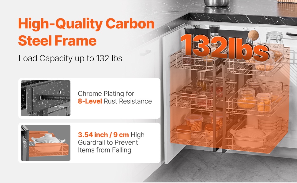 Kromattu hiiliteräsrunko