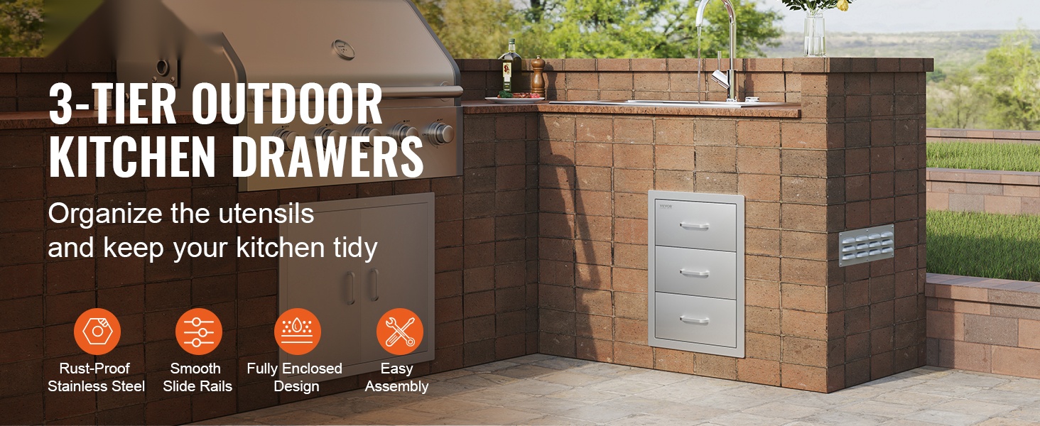 Ulkokeittiön laatikosto, yleisnäkymä