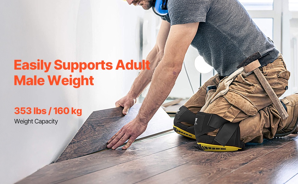 Kestävät polvisuojat suurelle kuormalle