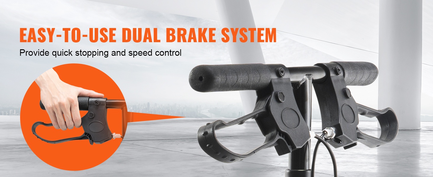 Kaksoisjarrut polvipyörässä