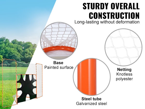 Kannettava lacrosse-verkkosetti mobiilikuva