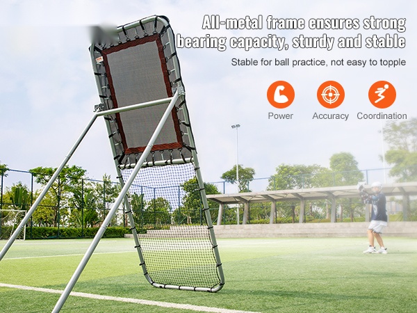 Lacrosse-rebounder taitettuna