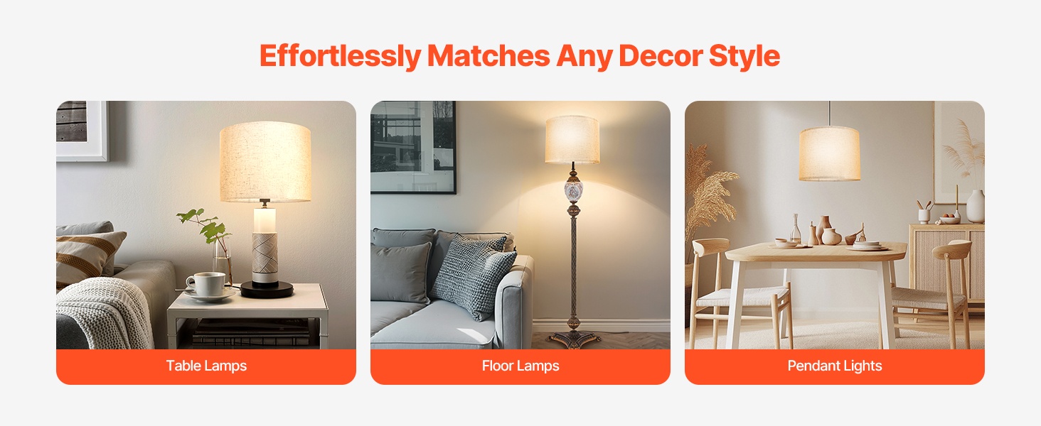 Yksinkertainen ja tyylikäs lampunvarjostin