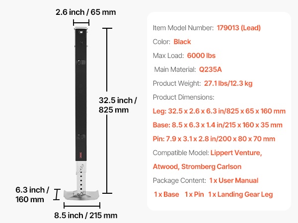 5th wheel -asuntovaunun tukijalka kuva 12