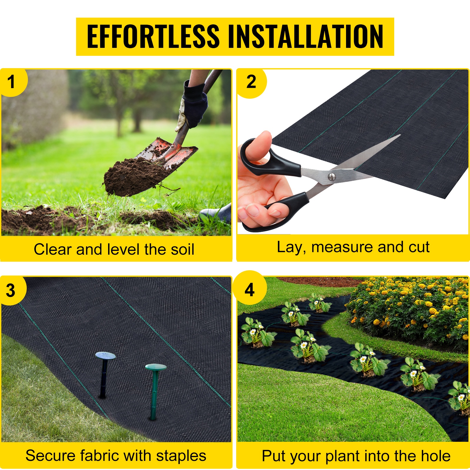 Helppo leikata ja asentaa