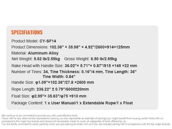 Maisemaharava nurmikon ja rannan ylläpitoon