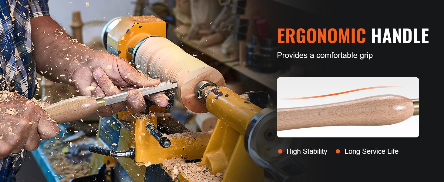 Ergonomiset puukahvat