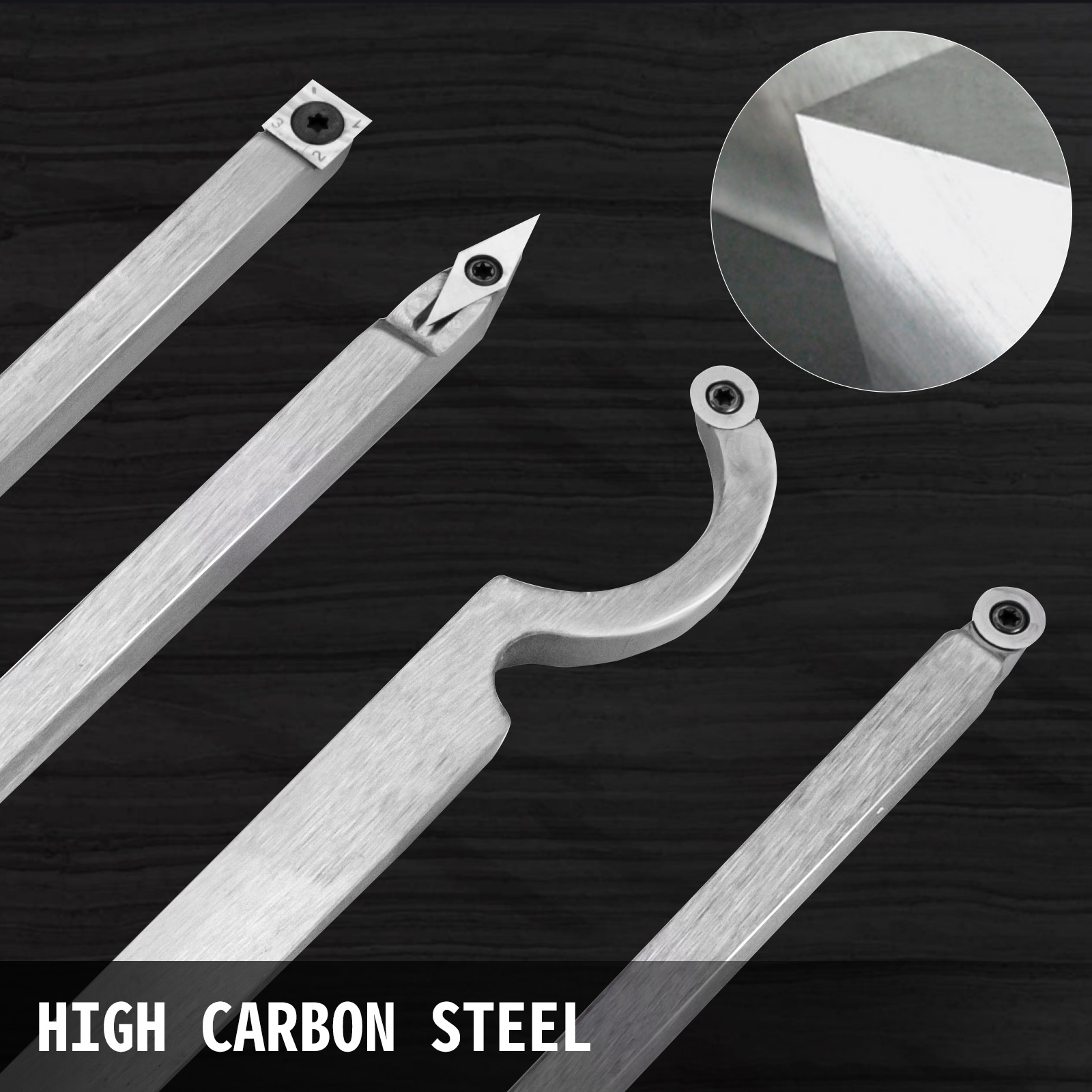 Korkeahiiliteräksinen varsi